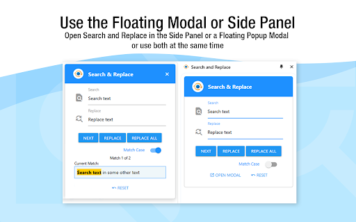 Search and Replace :: Provides custom search & replace for editable elements on a webpage.