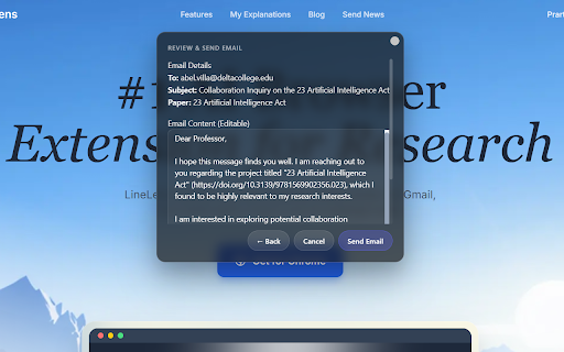 LineLens - Agentic Research Assistant :: Agentic research agent: discovers papers, profiles researchers, identifies opportunities, orchestrates workflows, explains webpages.