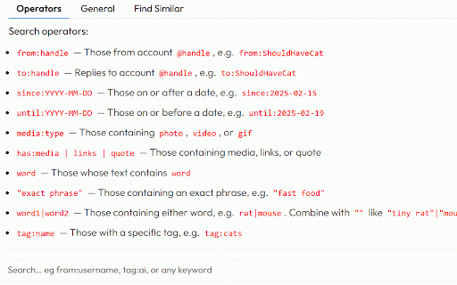 X Bookmark Exporter :: Export, tag, delete, & search your X bookmarks. https://x-archive.netlify.app