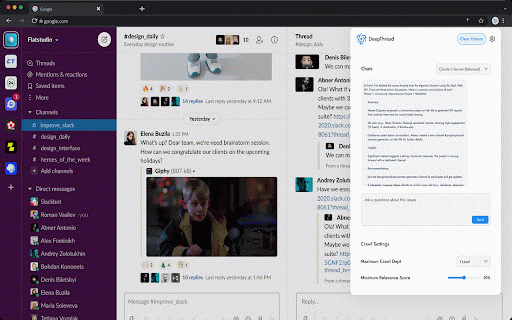 DeepThread :: AI-powered Conversation Assistant