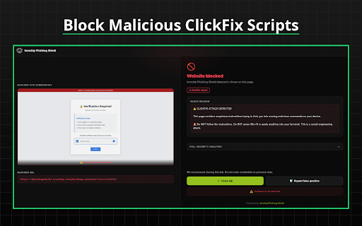 Ironchip Phishing Shield :: Real-time protection against phishing, AITM proxies, content clones and token theft. Enterprise-grade.