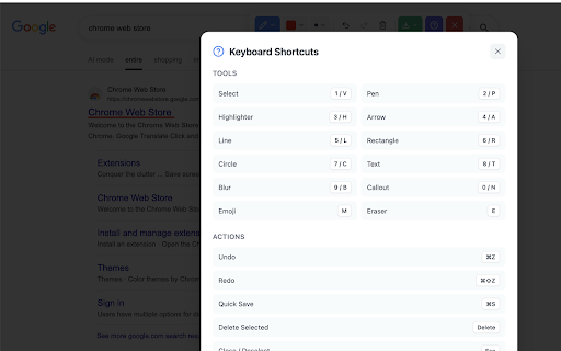 MarkScreen - Annotate Webpages & Screenshot :: Annotate webpages with pen, arrows, text & blur. Capture clear screenshots for bug reports, feedback, and docs. No account needed.