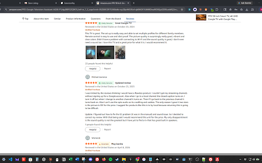 ReviewShield: Fake Review Detector for Amazon :: Trust scores, fake review detection, and adjusted ratings for Amazon products. 100% private, on-device analysis.