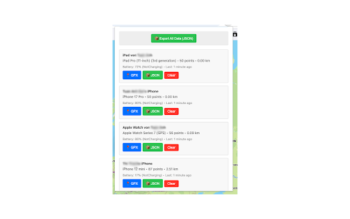 iCloud Find My GPS Logger :: Logs device movements from iCloud Find My and exports to GPX files