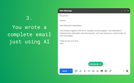 TailyAI - Write hassle free emails using AI :: Don't know how to write a well-written email? TailyAI will write your emails for you