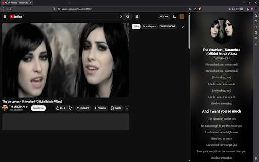 Synced Lyrics Sidebar :: Displays synced lyrics in the side panel for the current playing song.