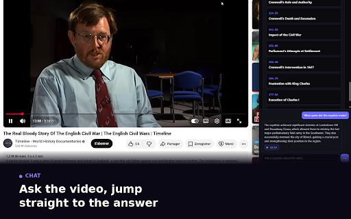 Resumio — YouTube Video Summaries :: Verifiable video summaries with clickable timestamps. YouTube and Wistia on any site — analyze in one click.