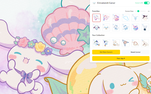 Cinnamoroll Cursor ★ Custom Cursor for Chrome™ :: Browse cutely with 45+ Cinnamoroll cursors featuring Cinnamoroll & friends!