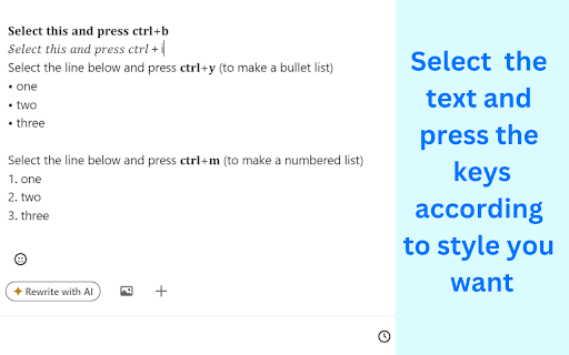 EnhanceIn - Bold, Italic, Lists & Format Your LinkedIn Posts with AI :: Enhance your LinkedIn posts with AI-powered formatting, custom text styles like bold, lists, directly from the compose screen.
