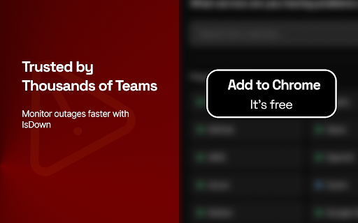 IsDown - Status Page Aggregator + Early Outage Detection :: IsDown is the best status page aggregator with early outage detection. Monitoring 4500+ services in real-time.