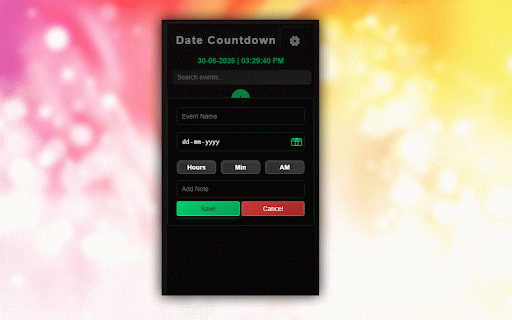 Days Countdown Days Calendar :: A premium extension to days count upcoming events and provide deals via Amazon Affiliate links.