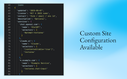 cReturn - Enter Key Switcher + Custom Site Whitelist :: Enter for line breaks, Ctrl+Enter to send on any site. Custom Whitelist supported. Prevents accidental sends during conversion.