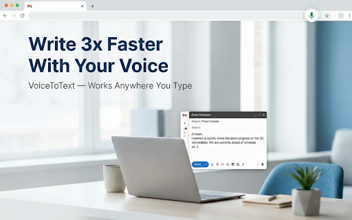 Speechwave - Speech to Text :: Speechwave converts speech to text in real time. Dictate into text fields, emails, forms, docs, and web editors.