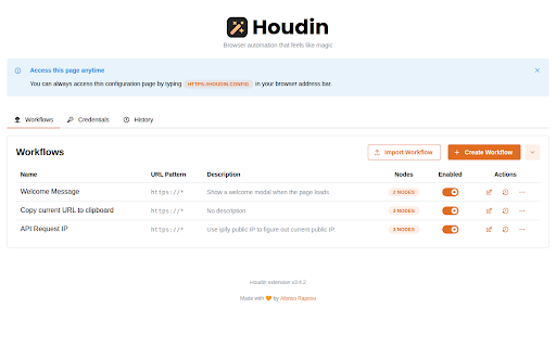 Houdin :: Browser automation that feels like magic. Inject code, run scripts, and automate tasks with a user-friendly interface.