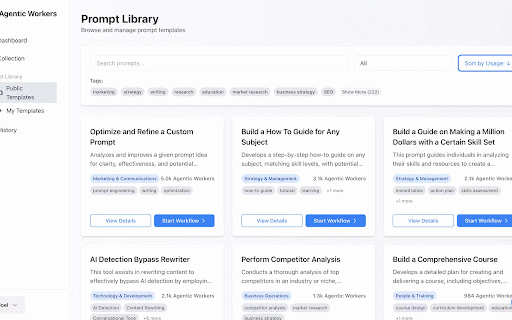 Agentic Workers :: Hands off Agent Workflows on your favorite AI platforms