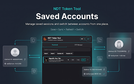NDT Token Tool :: FB Cookie Token + OTP Manager