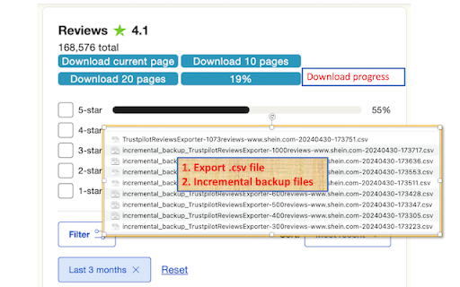 Trustpilot Reviews Exporter :: Extract Reviews from Trustpilot, download to .csv file