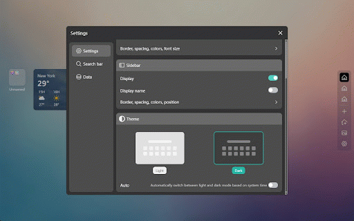OpenNewTab :: Multi-functional New Tab extension, giving your new tab page a fresh look! Built-in calendar, to-do, notes, wallpapers, and weather.