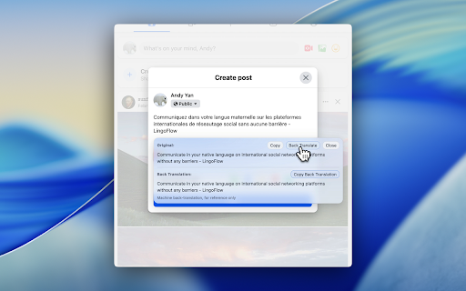 LingoFlow :: Seamless multilingual writing with instant translation