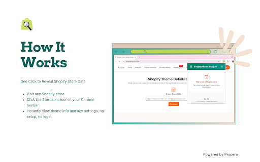StoreLens - Shopify Theme Analyzer :: Analyze Shopify stores in one click. Instantly reveal theme info and key configurations effortlessly with StoreLens.