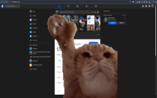 CatBlock :: Stay focused. Get distracted by a cat instead.