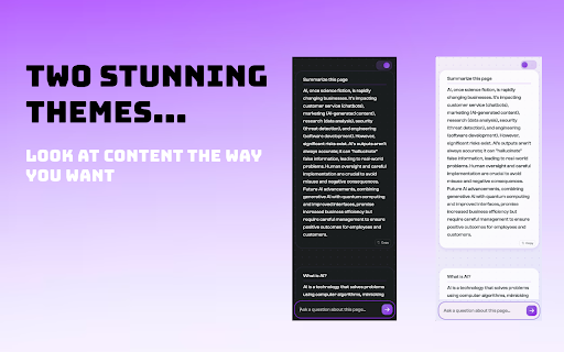 summarize.ai :: Transform any webpage into an interactive AI conversation. Get instant summaries and engage in meaningful discussions.