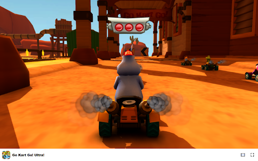Go Kart Go! Ultra! - Racing & Two-Player & Action Game :: Experience high-speed go-kart racing with power-ups, exciting tracks, and thrilling two-player mode!