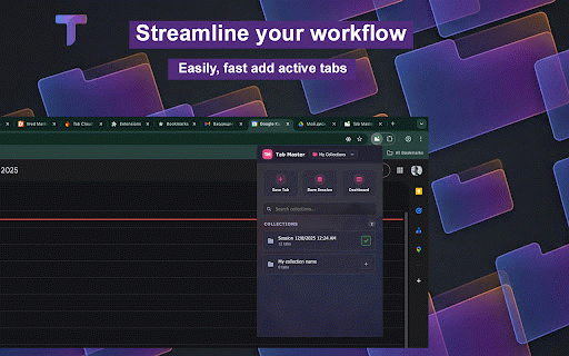 Tab Master :: Save and organize your browser tabs into collections
