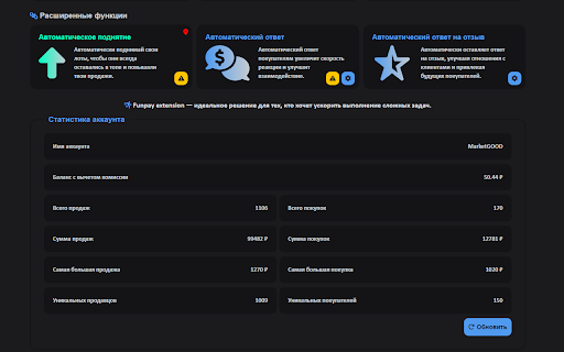 Funpay extension :: 💎Funpay Extension — отличный инструмент для тех, кто хочет увеличить свой доход в разы.