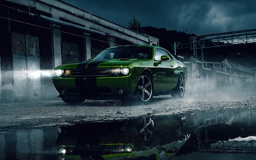 Dodge Challenger SRT Live Wallpaper :: Dodge Challenger SRT Live Wallpaper New Tab offers HD visuals of this iconic muscle car to electrify your browsing