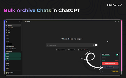 AI Chat Nuke :: Bulk delete and manage your AI chats on ChatGPT, Gemini, and Claude instantly.