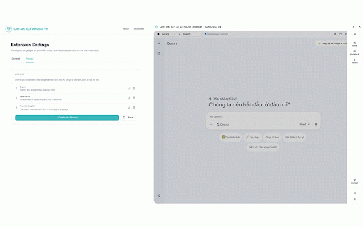 One Set AI - All AI in One Sidebar | TOMOSIA VN :: Access multiple AI chatbots (ChatGPT, Claude, Gemini) side-by-side in your browser sidebar, with paste and screenshot tools.