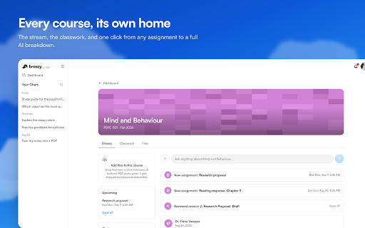 Breezy Courses :: Sync your coursework, then search it and ask questions.