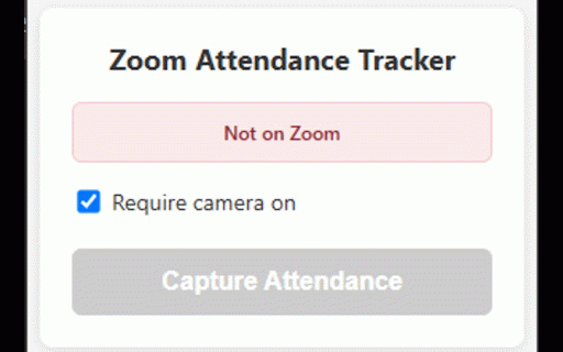 Zoom Attendance Tracker :: Track attendance in Zoom meetings with customizable options