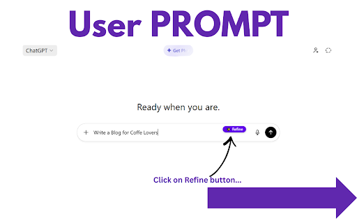 PromptRefine: One-Click Prompt Engineer :: Stop getting generic AI answers from ChatGPT, Gemini & Claude. Instantly optimizes your instructions for better and faster results.
