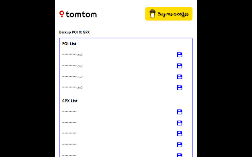 TomTom POI/GPX Extractor & Favorites to POI (OV2) Converter :: Extract and convert POI/GPX Data from https://plan.tomtom.com