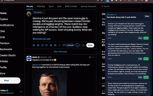 Linx :: An articulator for LinkedIn and X. Linx only turns your own thoughts into clearer replies and posts.
