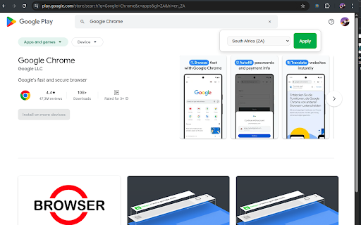 ASO Tools: Geo Check :: Check Google Play listing from different geolocations
