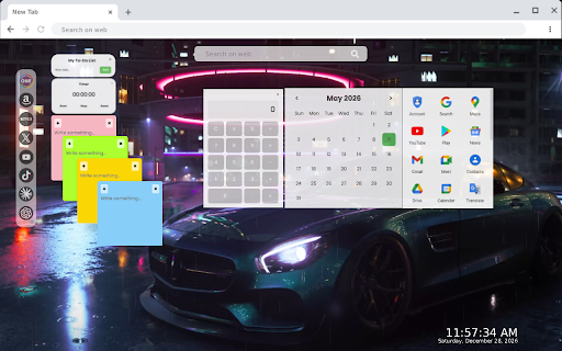 Mercedes AMG GT Live Wallpaper New Tab :: Mercedes AMG GT Live Wallpaper New Tab - Live HD video wallpaper for your Chrome new tab.