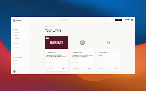 LinkBox Extension :: Save links to your LinkBox archive instantly.