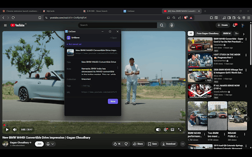 UniSave :: Save anything from the web — YouTube, Instagram, Reddit, X, Pinterest and more. Organize with collections and tags.