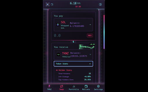 TKNZ :: Create meme coins directly from news articles. Powered by Meteora.