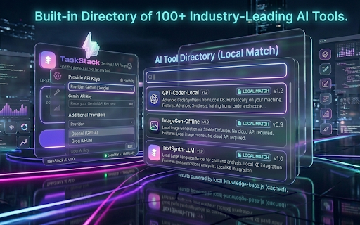 TaskStack AI :: AI-powered tool recommender — describe your task, get the perfect AI tools.
