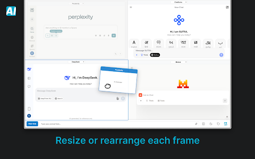 Ask Every AI :: Ask same question to multiple AI assistants side-by-side in single click