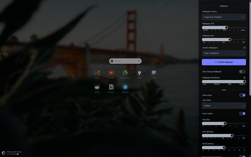 New Tab :: Customize your new tab with custom shortcuts, wallpapers and more