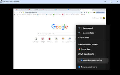 Duplicate Browser Screen :: Duplicate a window, screen, or browser tab using Chrome's picker (window preselected). Includes zoom, pan, and utility options.