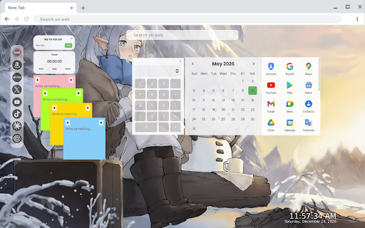 Frieren and Himmel Winter Journey Live Wallpaper :: Frieren and Himmel Winter Journey Live Wallpaper New Tab transforms your browser with stunning HD video scenes from the anime's...