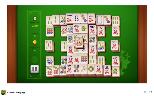 Classic Mahjong Game - Become the best at Classic Mahjong! :: Experience Classic Mahjong offline with stunning graphics and endless challenges in this free Chrome extension!