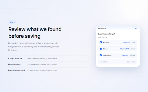 o3oa Sheet Sync - Copy Data to Google Sheets :: Automatically collect and organize tables and data from web pages into Google Sheets. Reduce repetitive copy-and-paste work.