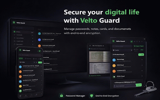 Velto Guard :: Secure zero-knowledge password manager